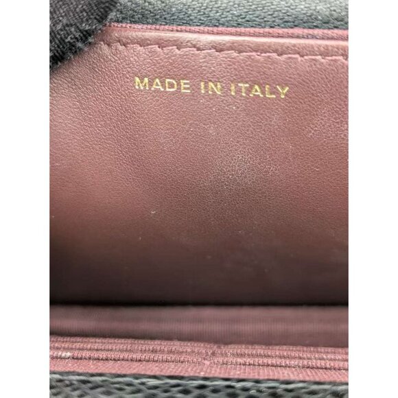 Pre-owned Chanel Caviar Quilted Wallet On Chain WOC Black - Picture 13 of 13